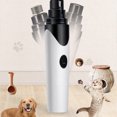thumbnail image 3 of Methold Cortaúñas eléctrico para mascotas, equipo profesional automático, amoladoras ajustables, funcionamiento silencioso, 6500RPM, herramientas de Aseo de mascotas Methold PT004026-00B, 3 of 6