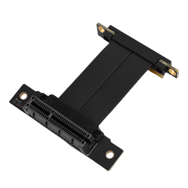 Tarjeta Elevadora De Cable De Extensión GPU PCIe 4.0, 90 Grados Flexibles 8Gbps Alta Velocidad Hacia Atrás Compatible Con PCIe 3.0 2.0 1.0 Para Los Casos De Servidores De PC