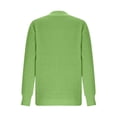 thumbnail image 5 of Women's Long Sleeve Sweatshirt Solid Color Pullover V-neck Sweater Casual Basic Fall Clothes Outfits Fashion Winter Clothing, 5 of 6