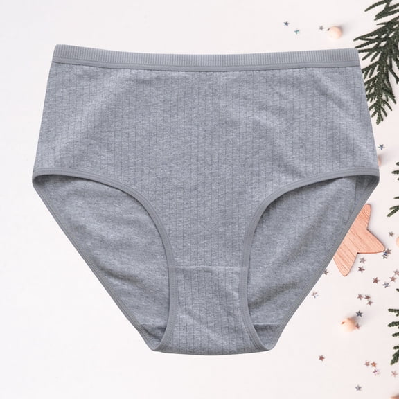 Women'S Panties High Waisted Cotton Underwear For Women Large Size Breathable Cotton Briefs For Women Pants,Gray Women'S Lace Underwear XL