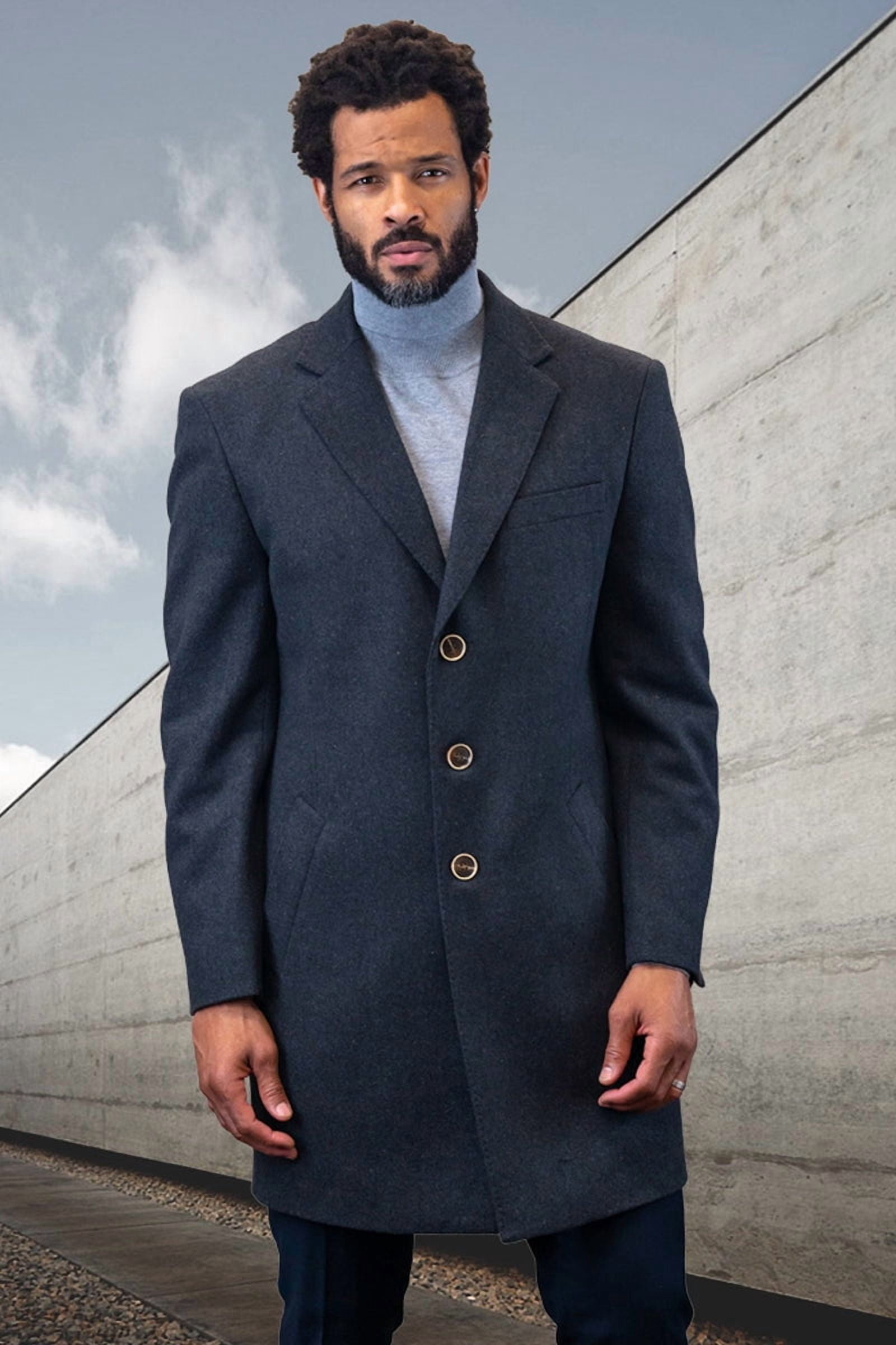 Original Montgomery Mens Duffle Coat - Toggle Coat - Walmart.com