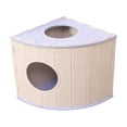 thumbnail image 2 of Cat Bed - Squishmallow Cat Bed & Dog Beds, Enclosed Fan-Shaped Villa for Multi-Cats, Warm Scratch-Proof Deep Sleep Bed for Indoor Cats & Small Dogs, 2 of 6