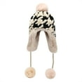 thumbnail image 2 of Chapeau Automne Hiver Noir Rouge Kaki Brun Chapeau en Polyester Coton, 2 of 4