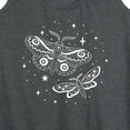 thumbnail image 3 of Instant Message - Celestial Moths - Women's Racerback Tank Top, 3 of 6
