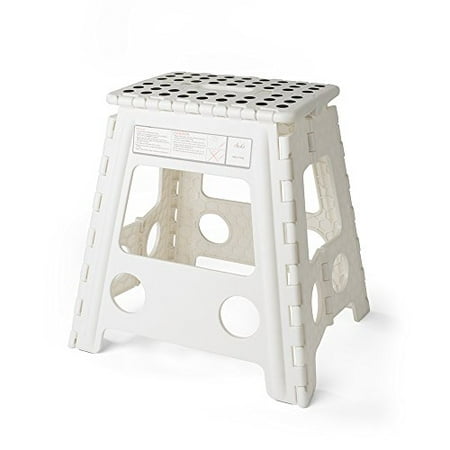 Acko 16 Inches Super Strong Folding Step Stool For S And Kids White Kitchen Stepping Stools Garden Holds Up To 400 Lbs Acko 16 Inches Super Strong Folding Step Stool For S And Kids White Kitchen Stepping Stools Garden Holds Up To 400 Lbs