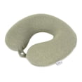 thumbnail image 2 of Almohada de Cuello Bucky Jersey Rayas Oliva de Espuma Viscoelástica, 2 of 8