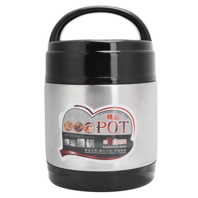 3?Tier Insulated Lunch Box 1400ml Stainless Steel Food Container with Lid for Student Adults