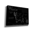 thumbnail image 2 of Epic Graffiti 'Blueprint Westie II' by Ethan Harper, Canvas Wall Art, 54"x40", 2 of 2