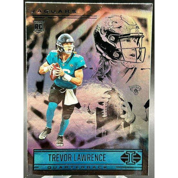 NFL 2021 Illusions Football Trevor Lawrence Silver Single Sports Card #59 (Rookie)