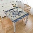 thumbnail image 2 of JEUXUS Square Tablecloth Printing Waterproof 44in, 48in, 54in, 60in Square Table Cover White, 2 of 7