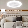 thumbnail image 3 of Ventilador De Techo Con Luz Led 22w 3 Modos 26 Cm 26 Cm Blanco, 3 of 7