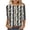 #0168-Gray, variant on AOOCHASLIY Women's 3/4 Length Sleeve Tops Crewneck Button Pleated Dressy Casual Blouses Casual Pullover T Shirt Soft Lightweight Blouse for Daily Office Holiday Weekend Streetwear
