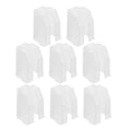 thumbnail image 1 of Raindrops 8Pcs Record Player Stylus Caps White Plastic Needle Protector Replacement Accessory, 1 of 8