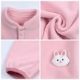 thumbnail image 6 of Lovskoo Infant Baby Boy Girl Clothes 2-18 Months Jumpsuit Fleece Rompers Thick Winter Warm Outerwear Outfits Long Sleeve Onesie Pink, 6 of 6