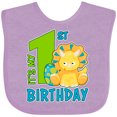 thumbnail image 3 of Inktastic Its My 1st Birthday with Dinosaur Boys or Girls Baby Bib, 3 of 4