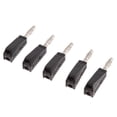 thumbnail image 6 of 5x Wire Audio Speaker Cable Banana Plug Connectors 4mm Adapter Probes Binding Posts Multimeter - black, as described, 6 of 7