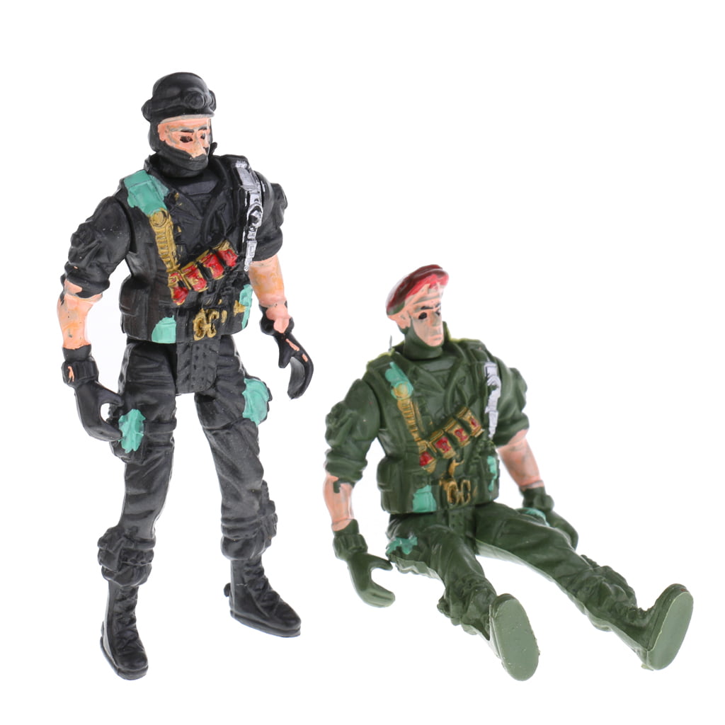 5pcs  Playset 9cm Paratroopers Figures Model Toys For Kids Adults 