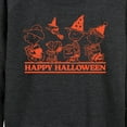 thumbnail image 3 of Peanuts - Orange Happy Halloween - Women's Lightweight French Terry Long Sleeve Shirt, 3 of 6