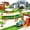 Green, variant on Dinosaur Track Toys, Flexible Race Track Set, Perfect Gifts for 3 6 Years Old Boys Girls, 169 Pcs