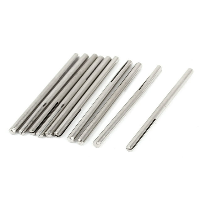 Mandriles de tela abrasiva de 3 mm de vástago y 50 mm de longitud, 10 piezas