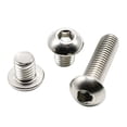thumbnail image 3 of M5 x 10mm Button Head Socket Cap Screws,Pack 50-Piece,Stainless Steel,Full Thread,Metric, 3 of 4
