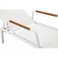 thumbnail image 3 of Pangea Home Dean Aluminum and Textilene Outdoor Arm Chaise Lounger - Set of 2, 3 of 3