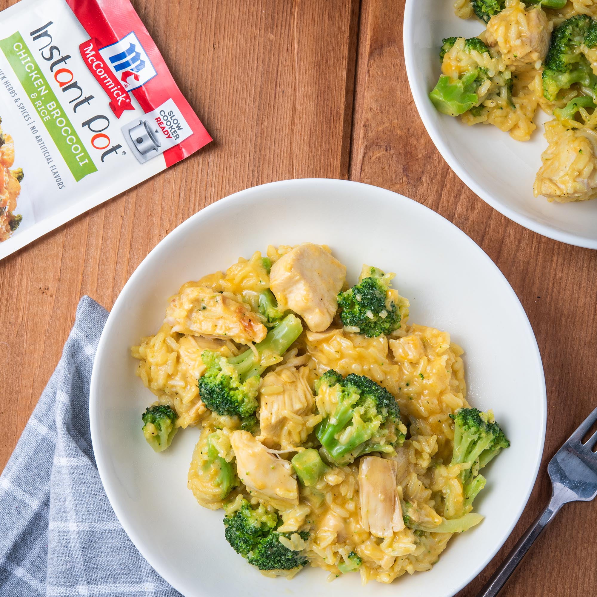 Mccormick instant pot chicken broccoli rice hot sale