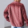 thumbnail image 4 of Puntoco Chaqueta Informal De Manga Larga con Cremallera Y Suéter De Felpa Sólida para Mujer Puntoco Puntoco-1, 4 of 4