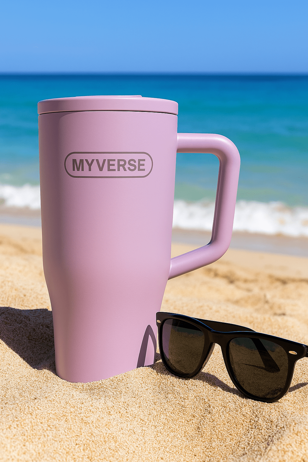 Myverse 40 oz with Handle and Straw Lid, 100% Leakproof Stainless Steel Vacuum Insulated Cup Travel Coffee Mug Water Bottle, Gifts for women men