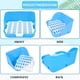 thumbnail image 2 of Caja de arena para conejos, bandeja de esquina de entrenamiento para orinal, con rejilla, para cobayas adultas, hurones, ratas, azul/rosa Adepaton WMXL-318-1, 2 of 6