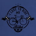 thumbnail image 2 of CafePress - I Love To Ride My Bike Maternity Dark T Shirt - Maternity Dark T-Shirt, 2 of 3