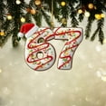 thumbnail image 6 of 1pc 67 Christmas Ornament, Funny 67 Small Acrylic Decorations for Christmas Tree, 67 Ornaments, Christmas Tree Decorations, Unique Christmas Gifts for Kids (Z), 6 of 7
