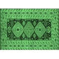 thumbnail image 1 of Ahgly Company Indoor Rectangle Oriental Emerald Green Traditional Area Rugs, 2' x 3', 1 of 4