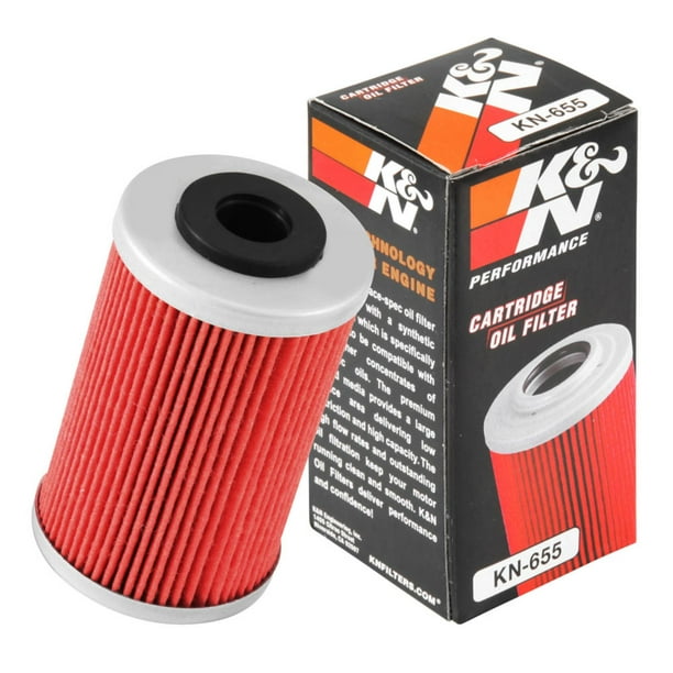 K&N Motorcycle Oil Filter High Performance, Premium, Designed to be