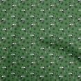 thumbnail image 1 of oneOone Cotton Flex Green Fabric Bird Craft Projects Decor Fabric Printed By The Yard 40 Inch Wide, 1 of 5