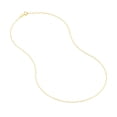 thumbnail image 2 of 14K Yellow Gold 20" 0.9mm Sparkle Singapore Chain Necklace - Unisex, 2 of 4
