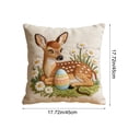 thumbnail image 3 of SLYNSHome Spring Throw Pillow Covers Vintage Animal Flowers Pillow Cases Cottagecore Pillow Cover for Couch Sofa Decor, 3 of 7