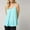 Light Blue, variant on Summer Tops for Women Blue Sleeveless Solid Scoop Neck Cami Tank Tops Girls Tank Tops M