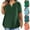 Dark Gray-01, variant on Summer Cotton Plus Size Tops for Women Trendy Short Sleeve V Neck Loose Blouse Workout Basic Comfy T Shirts Tees