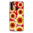 thumbnail image 1 of MUNDAZE Samsung Galaxy A21 Yellow Sunflowers Polkadot on Red Double Layer Phone Case Cover, 1 of 5