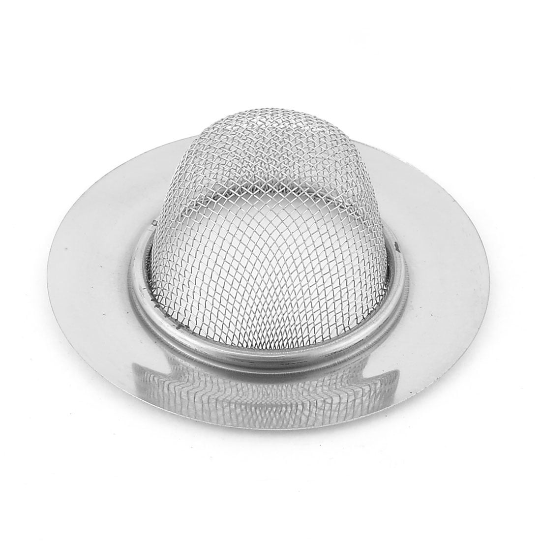 Unique Bargains Kitchen Stainless Steel Basin Sink Garbage Strainer Drain Stopper 2pcs