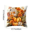 thumbnail image 3 of Hometravel Thanksgiving Pillow Cover, Fall Pumpkin Pattern Cushion Case, Seasonal Decorative Pillow Protector with Hidden Zipper, 3 of 6