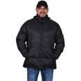 thumbnail image 1 of Tallino Men's Cold Weather Mock Neck Puffer Jacket with Zip Off Hood, 1 of 7