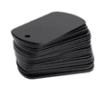thumbnail image 3 of 50 Pcs Metal Stamping Blanks Black for Stamping, Engraving Aluminum Keychain Blank Dog Tag, 3 of 6