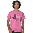 thumbnail image 6 of Texas Slang Funny State Shape TX Men's Graphic T Shirt Tees Brisco Brands X, 6 of 7