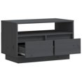 thumbnail image 5 of vidaXL Meuble TV Gris 60x35x37 cm Pin Massif, 5 of 5