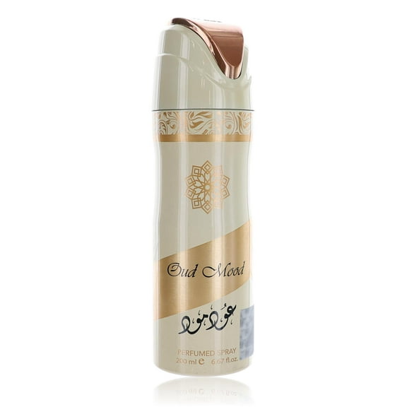 Oud Mood by Lattafa, 6.7 oz Perfumed Deodorant Spray for Unisex