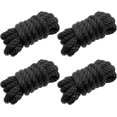thumbnail image 4 of Decodeary Boat for Fender Line Whipped End 3/8 inch 6.56 Boat Bumper High Strength ft Rope Black Length 2m, 4 of 6
