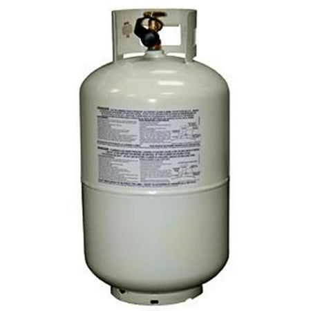 MANCHESTER 1160TC10 Propane Tank 30 Pound Capacity White Steel
