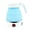Blue, variant on XMMSWDLA Travel Kettle Electric Small Foldable Portable Kettle,Silicone Collapsible Heating Water Boiler Tea Pot for Camping,Easy for Storage with Separable Power Cord